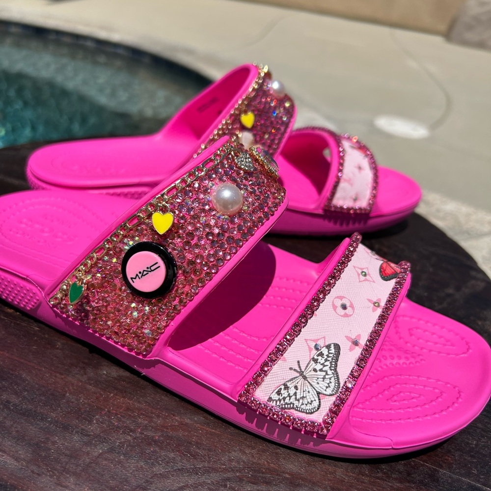 Blinged Out Rhinestone Custom Crocs - Picture 3 of 5